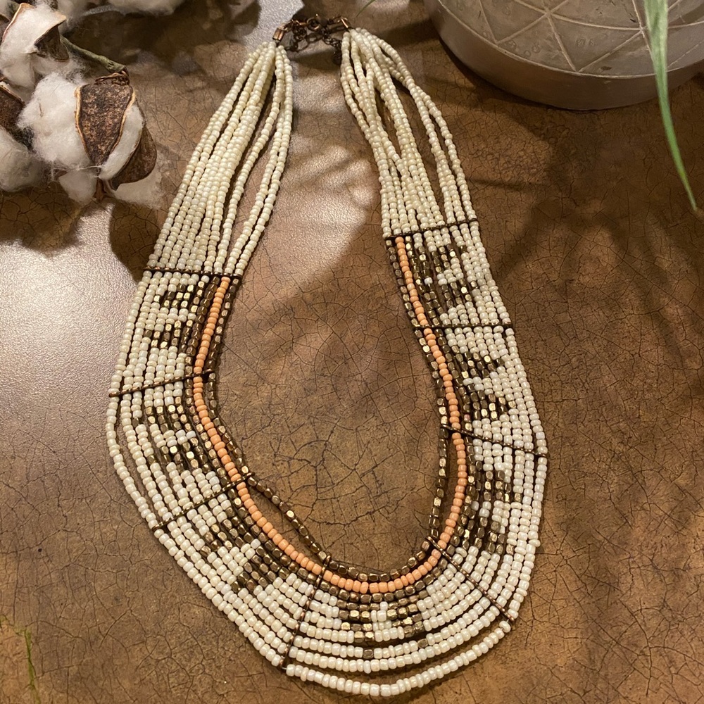 Beautiful bead necklace